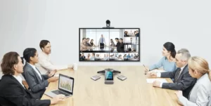 Video conference system for meeting room