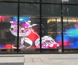 شاشات عرض شفافة || Transparent LED screens